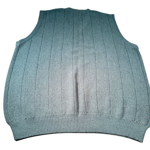 Bobby Jones V Neck Sweater Vest Golf Mens Baby Alpaca Preppy Pullover Blue - Picture 5 of 13